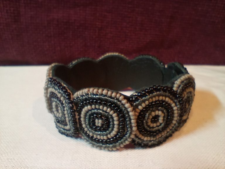 Beaded South African Bracelet - Black - £25 Beaded South African Bracelet - Black
