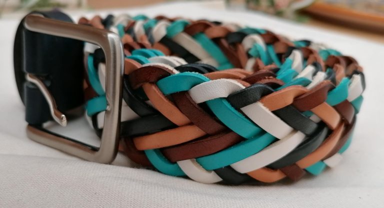 Gianni Valle plaited leather belt - £50 Gianni Valle plaited leather belt