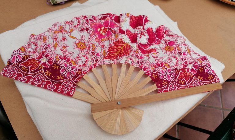 Decorative fan from Sicily Decorative fan from Sicily