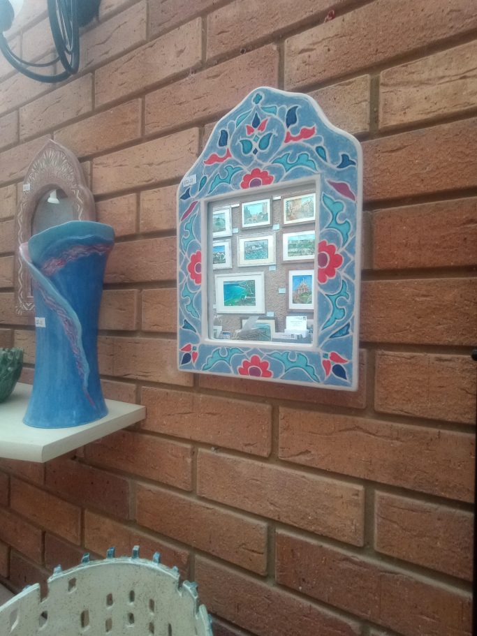 Blue mirror