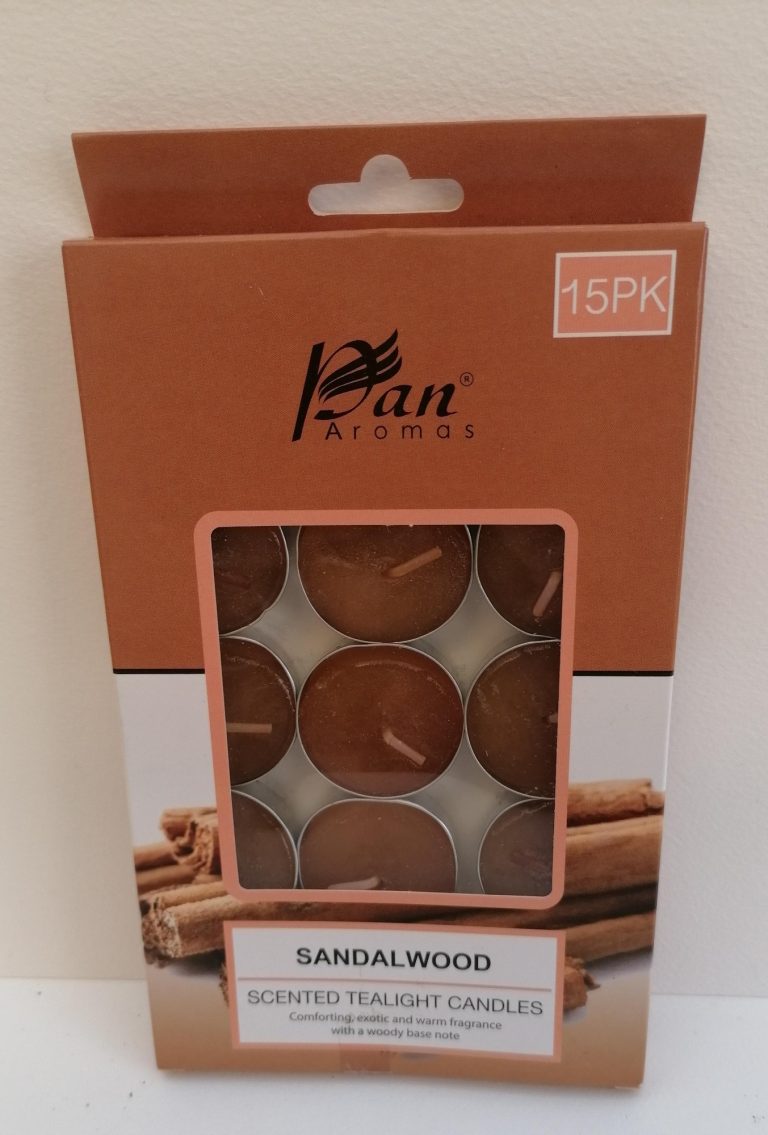Sandalwood tealights £6