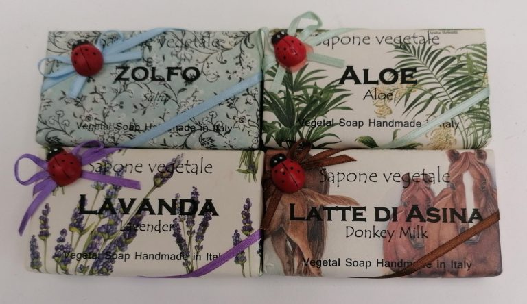 4 Sicilian soaps £6 each or £15 for 4
