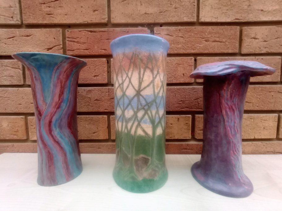 3 vases