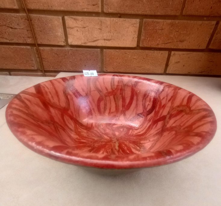 Terracotta swirl bowl