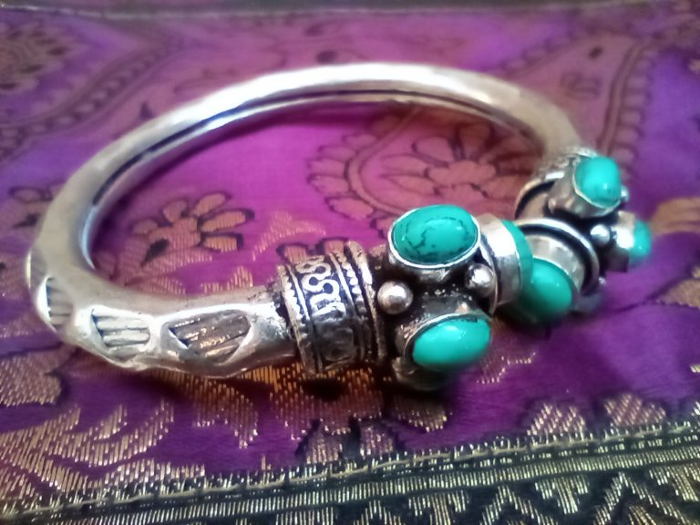 Bangle in Oxidised German Silver - £7 Bangle in Oxidised German Silver