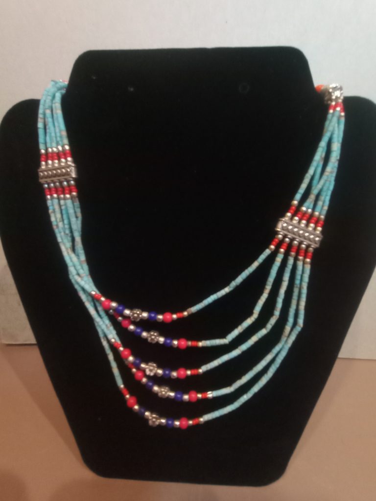 Himalayan Bead Work Necklace - £22 Himalayan Bead Work Necklace